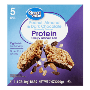 Great Value Peanut, Almond & Dark Chocolate Protein Chewy Granola Bars